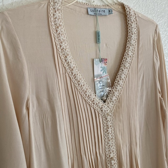 SOLITAIRE Lace Trim Tunic - Picture 6 of 16